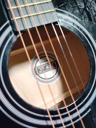 3rd Avenue Guitarra Acústica 4/4 madera de álamo