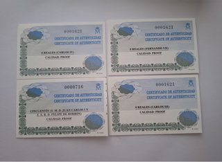 Estuche Monedas Plata Casa de Borbón 1998