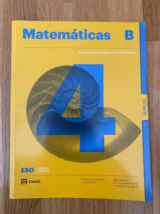 Libro matemáticas B 4 ESO