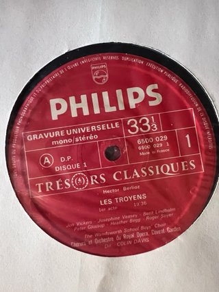 Berlioz Les Troyens Philips Vinilo