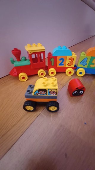Tren de números LEGO DUPLO y coche