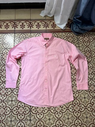 Camisa El Ganso Rosa Talla 42 Algodón