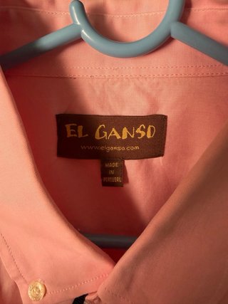 Camisa El Ganso Rosa Talla 42 Algodón