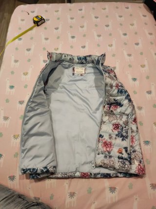Chaleco niña estampado floral talla 11