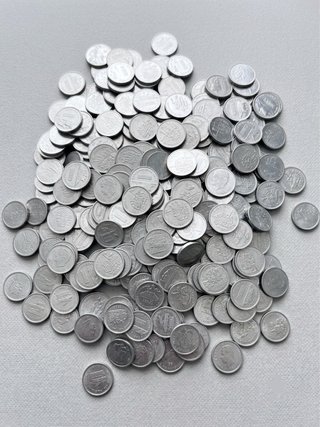 Lote +200 Monedas 1 Peseta Aluminio
