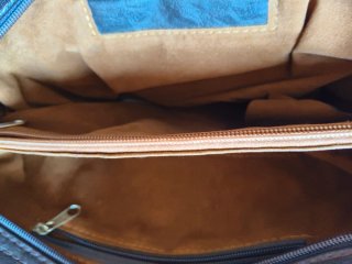 Bolso marrón de piel, vintage