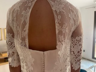 Vestido de Novia Encaje Blanco Nuevo