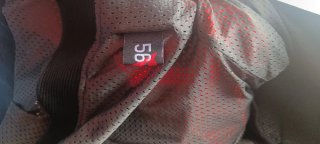 Chaqueta Dainese Energyca Air Tex Negra/Roja