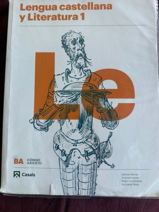 Lengua castellana y literatura 1, Le Bachillerato