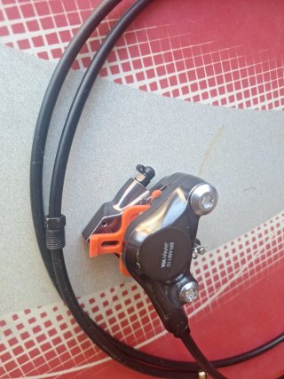 Pinza Freno XT Flat Mount Tras y Latiguillo nuevos
