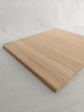Tabla madera con 2 agujeros