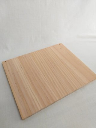 Tabla madera con 2 agujeros