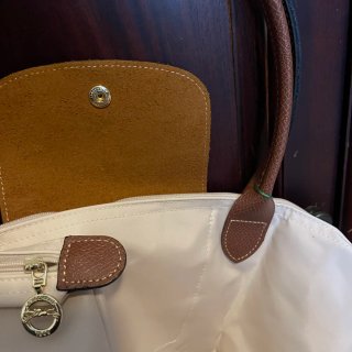 Borsa Longchamp Bianca Pelle Marrone