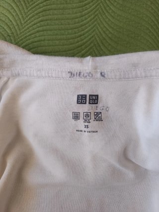 Sudadera blanca Uniqlo Unisex Talla XS