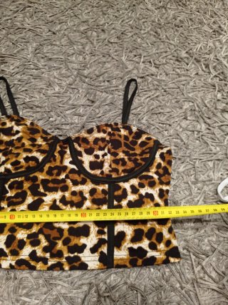 Top Leopardo con Tirantes