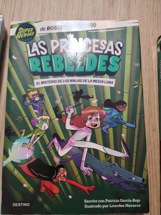 Las princesas rebeldes. 4 libros.