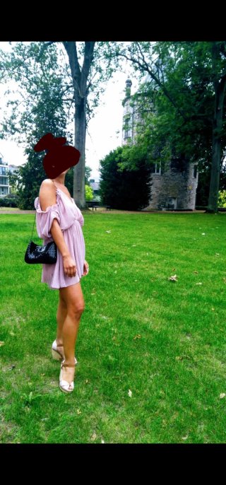 Vestido rosa brillante Talla S/M