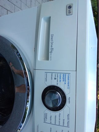 Lavadora LG Direct Drive 8kg
