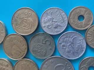 Lote de 26 monedas de pesetas
