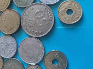 Lote de 26 monedas de pesetas