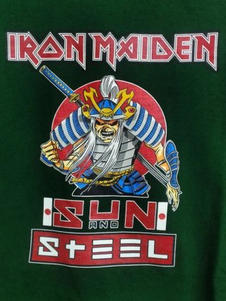 Camiseta Iron Maiden Sun & Steel Verde