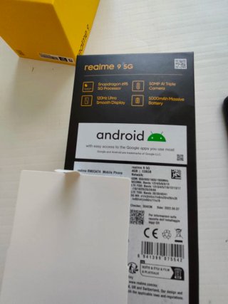 Móvil Realme 9 5G Negro