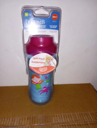 Dr. Brown's Vaso Antiderrame 300ml 12m+