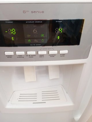 Frigorífico Americano Blanco. Whirlpool.