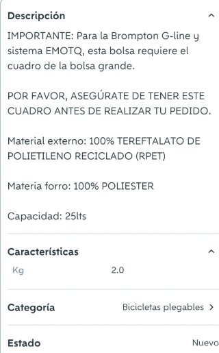 Cesta Compra con Tapa para Brompton Eléctrica