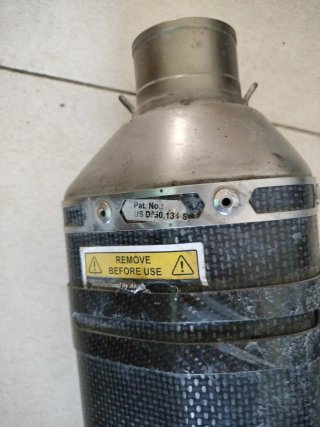 Silencioso Akrapovic Negro