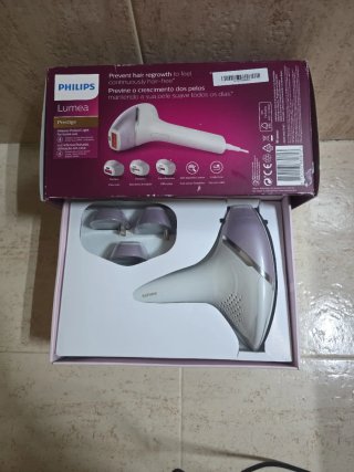 Depiladora Philips Lumea Prestige Rosa/Blanca