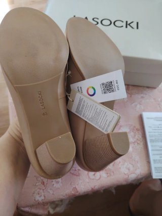 Zapatos de vestir Lasocki beige mujer