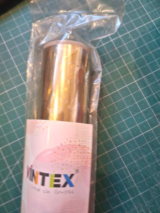 Vintex Foil Dorado 32cm x 1m