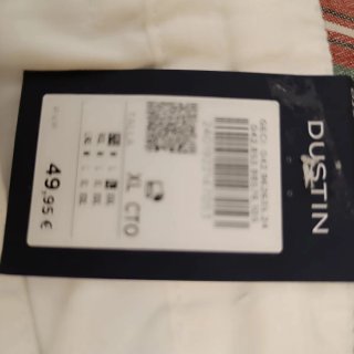 Pantalón largo DUSTIN blanco hombre Talla XL