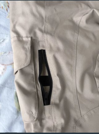 Pantalón Moto Cordura Beige Talla M