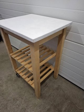Carrito BEKVÄM Ikea madera