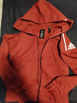 Sudadera Adidas ZNE Full-Zip Hoodie Roja