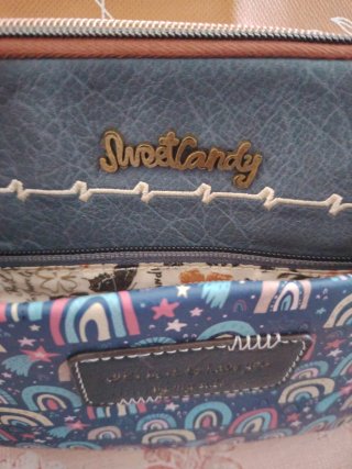 Bolso bandolera estampado sweet candy