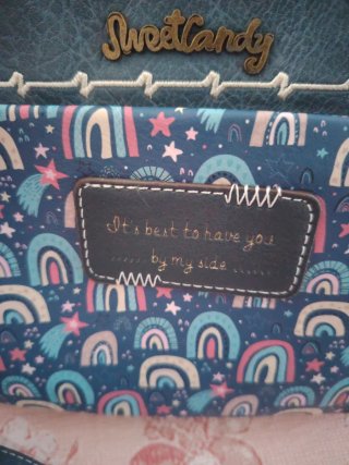 Bolso bandolera estampado sweet candy