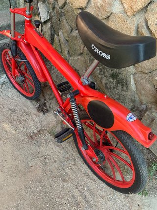 Bicicleta Vintage Testi Cross MX Roja