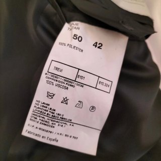 Traje de Hombre gris + Camisa de  Regalo.