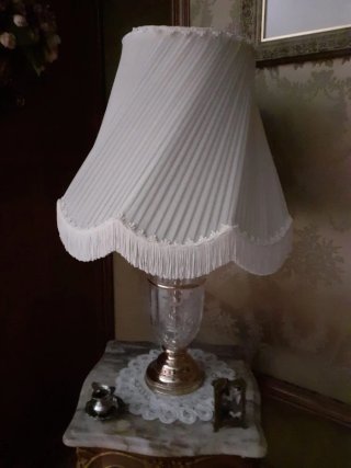 Lámpara de cristal de roca