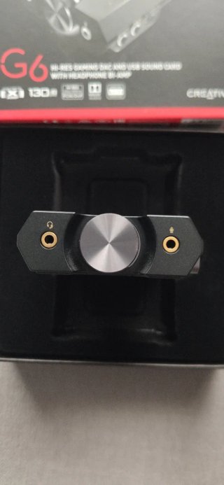 Tarjeta de sonido externa. Creative Sound BlasterX
