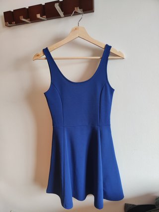 Vestido azul corto
