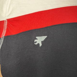 Polo Joma hombre blanco, rojo y negro Talla S