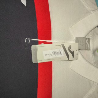 Polo Joma hombre blanco, rojo y negro Talla S