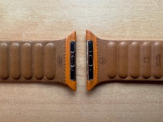 Apple Watch 41mm. Golden Brown Leather Link M/L