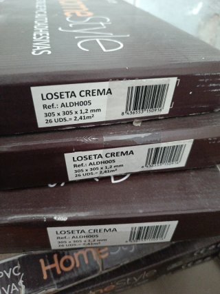 Losetas Vinílicas Autoadhesivas Crema