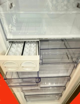 Congelador Beko Inox 282L No Frost