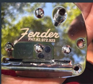 Tremolo Fender  jazzmaster/ jaguar Cromado